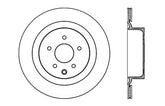 StopTech 13-17 Nissan 370Z Sport Cryo Drilled Left Rear Rotor