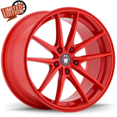 Konig Oversteer 17x8 5x114.3 ET45 Gloss Red