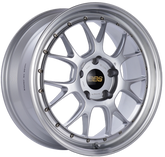 BBS LM-R 19x8.5 5x130 ET55 CB71.6 Diamond Silver Center Diamond Cut Lip Wheel