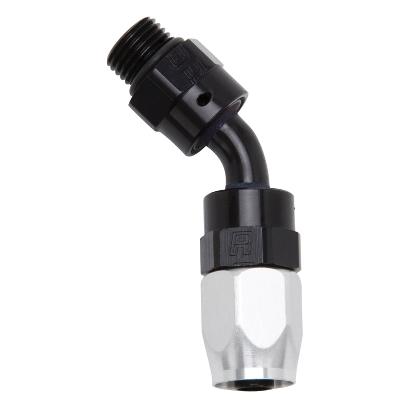 Russell Performance -10 AN Black Male SAE Port to -8 Hose 90 Degree (-10 Port 7/8in-14 Thread) Russell Performance -10 AN Black Male SAE Port to -8 Hose 90 Degree (-10 Port 7/8in-14 Thread)