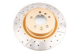 DBA 14-15 Land Rover Range Rover (w/o Brembo Brakes) Front Drilled & Slotted Street Series Rotor