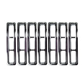 Rugged Ridge Grille Inserts Chrome 97-06 Jeep Wrangler
