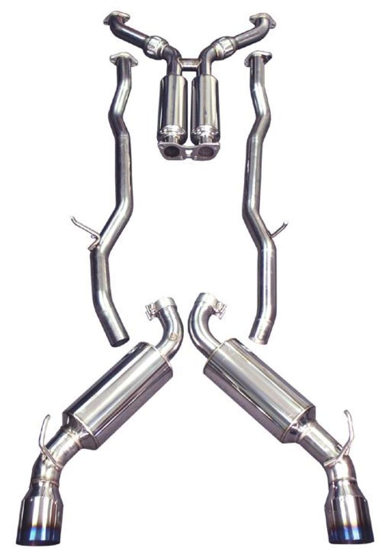 Injen 09-20 Nissan 370Z Dual 60mm SS Cat-Back Exhaust w/ Built In Resonated X-Pipe Injen 09-20 Nissan 370Z Dual 60mm SS Cat-Back Exhaust w/ Built In Resonated X-Pipe