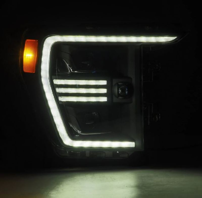 AlphaRex 21-22 Ford F150 PRO-Series Projector headlights Black w/Activ Light/Seq Signal AlphaRex 21-22 Ford F150 PRO-Series Projector headlights Black w/Activ Light/Seq Signal