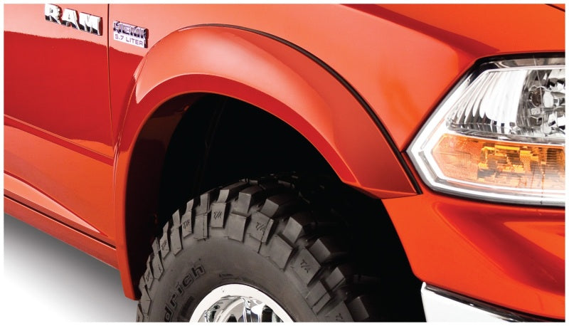 Bushwacker 10-18 Ram 1500 Fleetside Extend-A-Fender Style Flares 4pc 67.4/76.3/96.3in Bed - Black Bushwacker 10-18 Ram 1500 Fleetside Extend-A-Fender Style Flares 4pc 67.4/76.3/96.3in Bed - Black