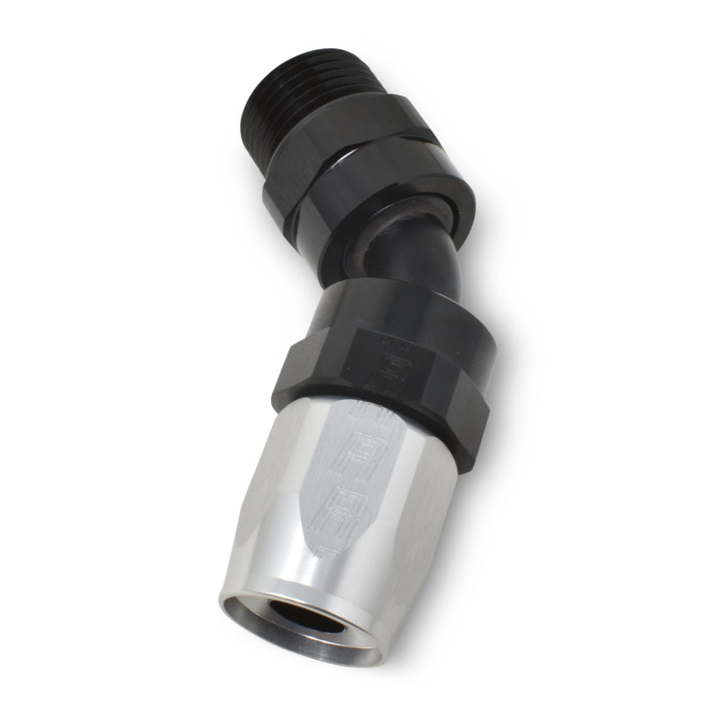 Russell Performance -10 AN Black Male SAE Port to -8 Hose 90 Degree (-10 Port 7/8in-14 Thread) Russell Performance -10 AN Black Male SAE Port to -8 Hose 90 Degree (-10 Port 7/8in-14 Thread)