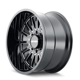 Mayhem 8114 Utopia 20x10 / 5x150 BP / -19mm Offset / 110mm Hub Black w/ Milled Spokes Wheel
