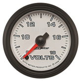 Autometer Pro-Cycle Gauge Voltmeter 2 1/16in 18V Digital Stepper Motor White
