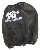 K&N Drycharger Round Tapered Air Filter Wrap - Black Open Top 7.5in Base ID / 4.5in Top ID / 6.5in H