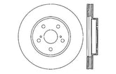 StopTech 02 Lexus ES250/300/330/350/06-12 IS250/300/350 Drilled Left Front Rotor