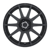 Method MR501 RALLY 17x8 +42mm Offset 5x100 67.1mm CB Matte Black Wheel