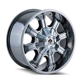 Mayhem 8102 Beast 20x9 / 5x150 BP / -12mm Offset / 110mm Hub Chrome Wheel