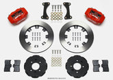 Wilwood Forged Dynalite Front Hat Kit 12.19in Red 90-99 Civic w/240 mm Disc