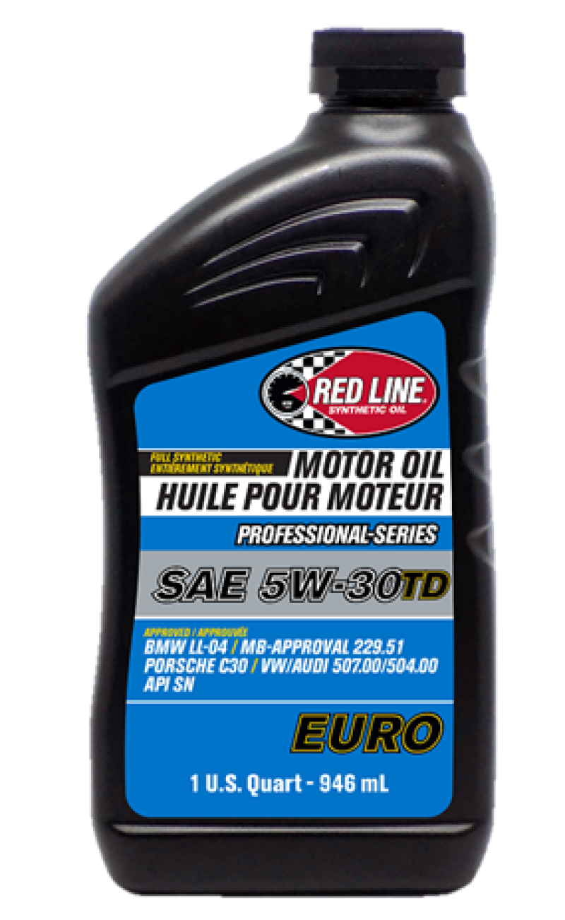 Red Line Professional Series Euro 5W30 TD Motor Oil - Quart Red Line Professional Series Euro 5W30 TD Motor Oil - Quart