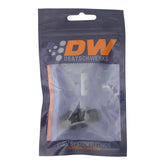 DeatschWerks 6AN ORB Male to 6AN ORB Male Swivel Adapter - Anodized Matte Black