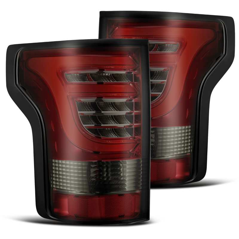 AlphaRex 15-17 Ford F-150 (Excl Models w/Blind Spot Sensor) PRO-Series LED Tail Lights Red Smoke AlphaRex 15-17 Ford F-150 (Excl Models w/Blind Spot Sensor) PRO-Series LED Tail Lights Red Smoke