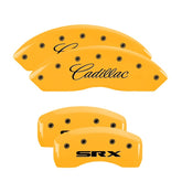 MGP 4 Caliper Covers Engraved Front & Rear GMC Yellow Finish Black Char 2007 GMC Savana 1500