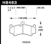 Hawk 06-12 Porsche 911 (997) Carrera 4S / 07-12 Porsche 911 (997) Turbo DTC-50 Race Front Brake Pads