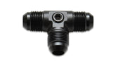 Vibrant -8AN to -8AN Male Tee Adapter Fitting with 1/8in NPT Port