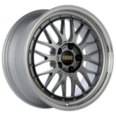 BBS LM 18x8 5x114.3 ET40 Diamond Black Center / Machined Lip Wheel -82mm PFS/Clip Required