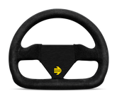 Momo MOD12 Steering Wheel 250 mm - Black Suede/Black Spokes
