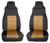 Rugged Ridge Neoprene Front Seat Covers 97-02 Jeep Wrangler TJ