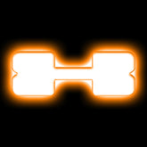 ORACLE Lighting Universal Illuminated LED Letter Badges - Matte White Surface Finish - X