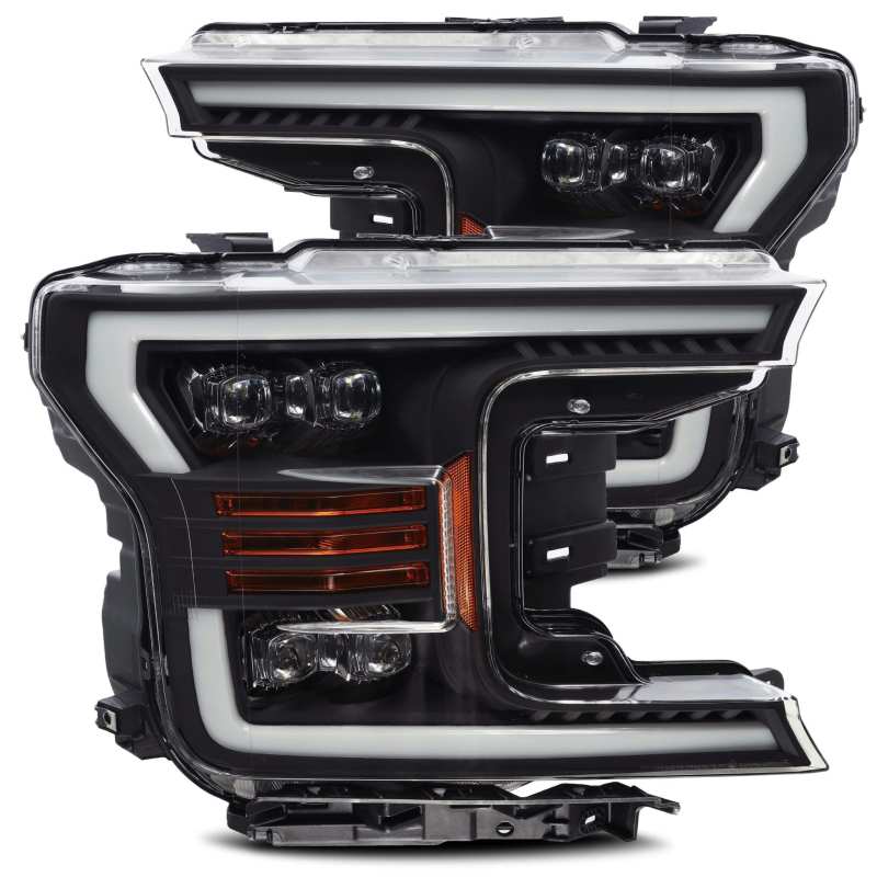 AlphaRex 18-19 Ford F-150 NOVA LED Proj Headlights Plank Style Matte Black w/Activ Light/Seq Signal AlphaRex 18-19 Ford F-150 NOVA LED Proj Headlights Plank Style Matte Black w/Activ Light/Seq Signal