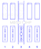 King GMC LS1 / LS6 / LS3 (Size STDX) Bi-Metal Performance Main Bearing Set