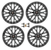 Ford Racing 15-16 Mustang GT 19X9 and 19X9.5 Wheel Set with TPMS Kit - Matte Black