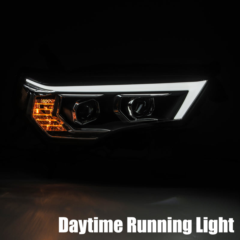 AlphaRex 14-20 Toyota 4Runner LUXX LED Proj Headlights Plank Style Chrome w/Activ Light/Seq Signal AlphaRex 14-20 Toyota 4Runner LUXX LED Proj Headlights Plank Style Chrome w/Activ Light/Seq Signal