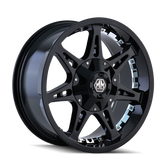 Mayhem 8060 Missile 20x9 / 5x139.7 BP / 18mm Offset / 110mm Hub Black Wheel
