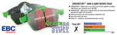 EBC Stoptech ST-45 Caliper Greenstuff Brake Pads