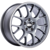 BBS CH-R 18x9 5x120 ET44 Brilliant Silver Polished Rim Protector Wheel -82mm PFS/Clip Required