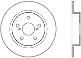 StopTech 11-13 Scion tC Rear Slotted Right Sport Brake Rotor