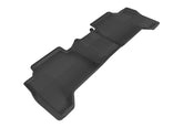 3D MAXpider 2005-2015 Toyota Tacoma Double Cab Kagu 2nd Row Floormats - Gray