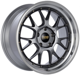 BBS LM-R 19x9.5 5x112 ET38 Diamond Black Center Diamond Cut Lip Wheel -82mm PFS/Clip Required