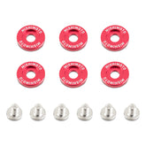 Mishimoto Large Fender Washer Kit (6pcs) - Red