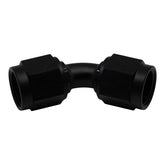 DeatschWerks 6AN Flare Female Swivel 45-Degree to 6AN Flare Female Swivel - Anodized Matte Black