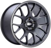 BBS CH-R 19x10 5x130 ET38 CB71.6 Satin Titanium Polished Rim Protector Wheel
