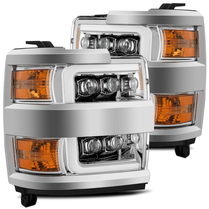 AlphaRex 15-18 Chevy 2500HD NOVA LED Proj Headlights Plank Style Chrome w/Activ Light/Seq Signal/DRL AlphaRex 15-18 Chevy 2500HD NOVA LED Proj Headlights Plank Style Chrome w/Activ Light/Seq Signal/DRL