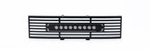 Putco 11-14 Ford F-150 - EcoBoost Bumper Grille Inserts - Black SS Bar and 10in Luminix Light Bar