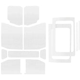 DEI 18-23 Jeep Wrangler JL 4-Door Boom Mat Complete Headliner Kit - 13 Piece - White