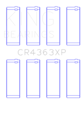 King 00-06 Chevrolet 2.2L DOHC Ecotec Connecting Rod Bearings (Set of 4)