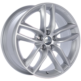 BBS SX 17x7.5 5x120 ET43 CB72.5 Sport Silver Wheel