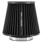 Spectre HPR Conical Air Filter 4in. Flange ID / 6.813in. Base OD / 6.75in. Tall - Black