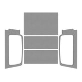 DEI 04-06 Jeep Wrangler LJ Unliminted Leather Look Headliner Complete Kit - Gray