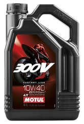 Motul 4L Synthetic-ester 300V Factory Line Road Racing 10W40