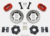 Wilwood Forged Dynalite Front Hat Kit 11.00in Drilled Red Integra/Civic w/Fac.240mm Rtr