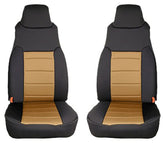 Rugged Ridge Neoprene Front Seat Covers 97-02 Jeep Wrangler TJ